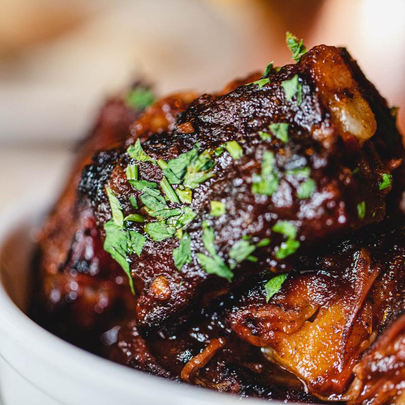 Applewood Smoked Rib Tips photo