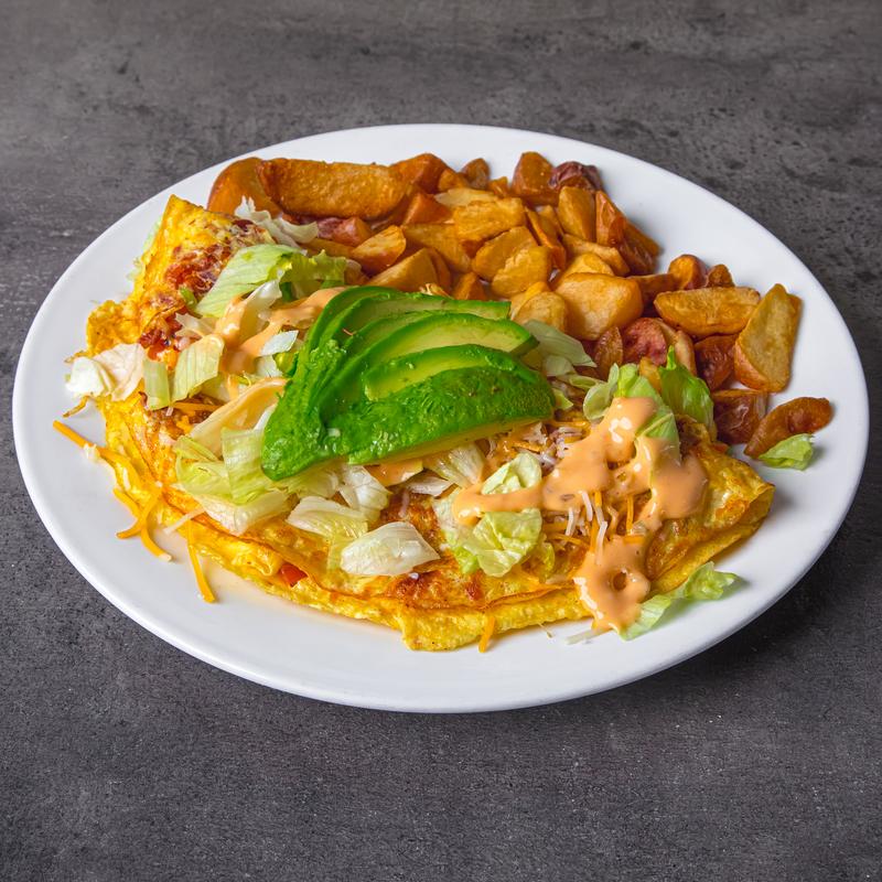 menu item 20 of 111, BLTA Omelette