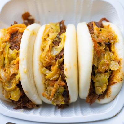 Jerk Pork Bao Buns.