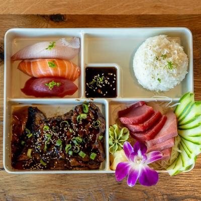 Steak Teriyaki Bento.