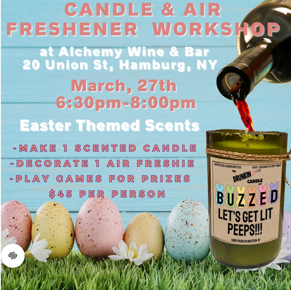 Easter Drunking Candle Workshop event photo