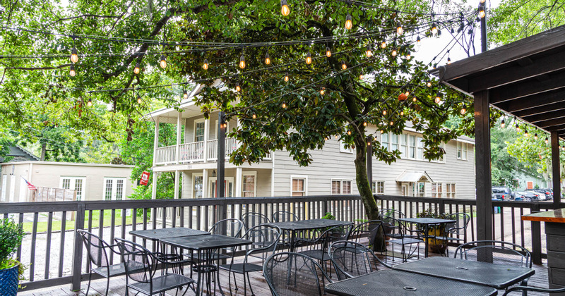 Outdoor seating area