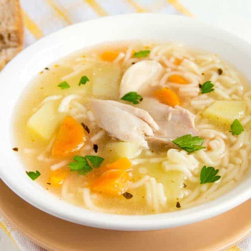 62A-Sopa de Pollo Organico/ Organic Chicken Soup (S) photo