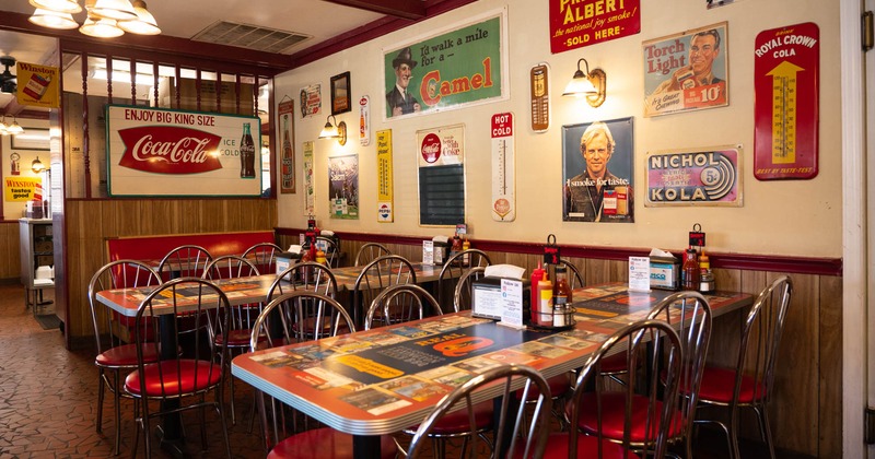 Interior, dining area