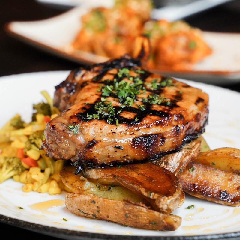 Grilled Bone in Pork Chop photo