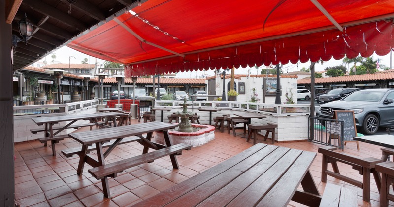 Outdoor seating area