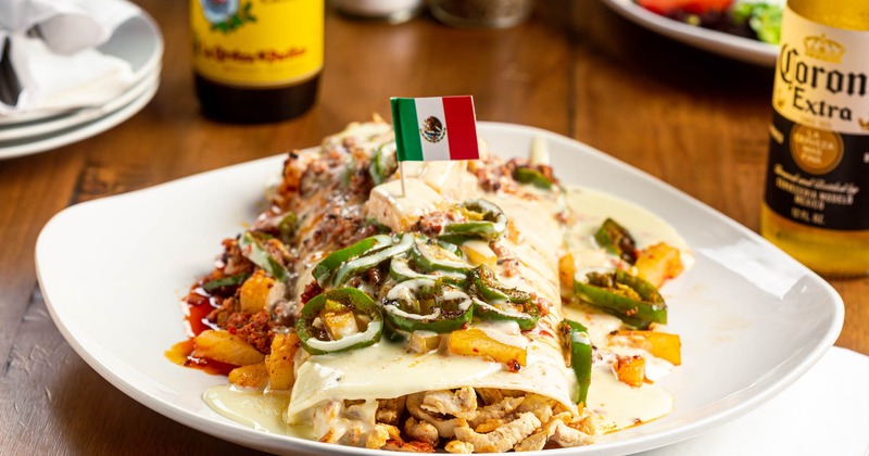 El Benito Burrito, served