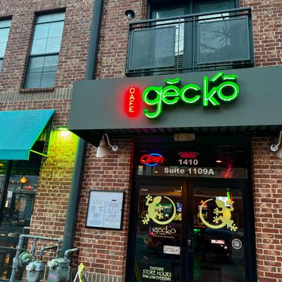 Cafe Gecko Eastside front entrance.