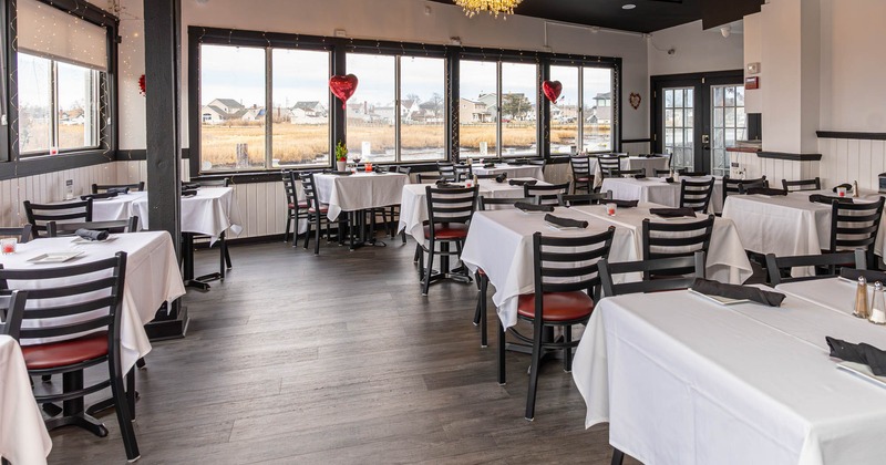 Interior, dining area