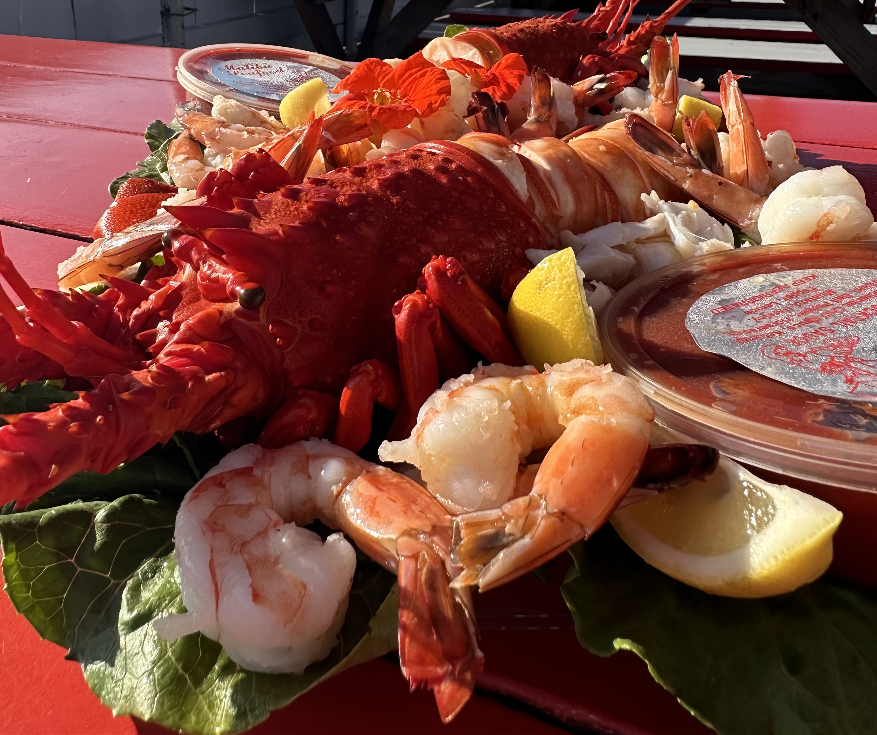 Mixed seafood platter