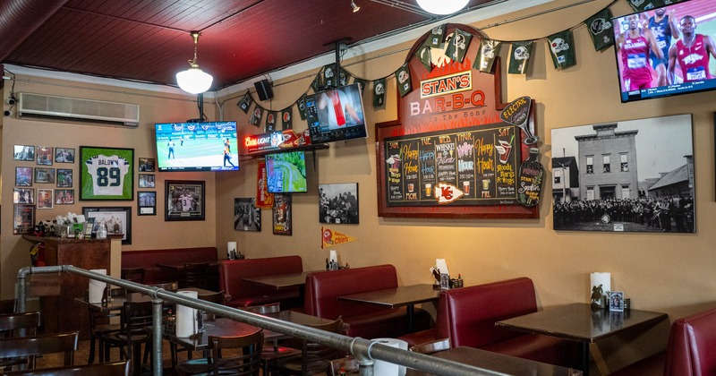 Interior, dining area