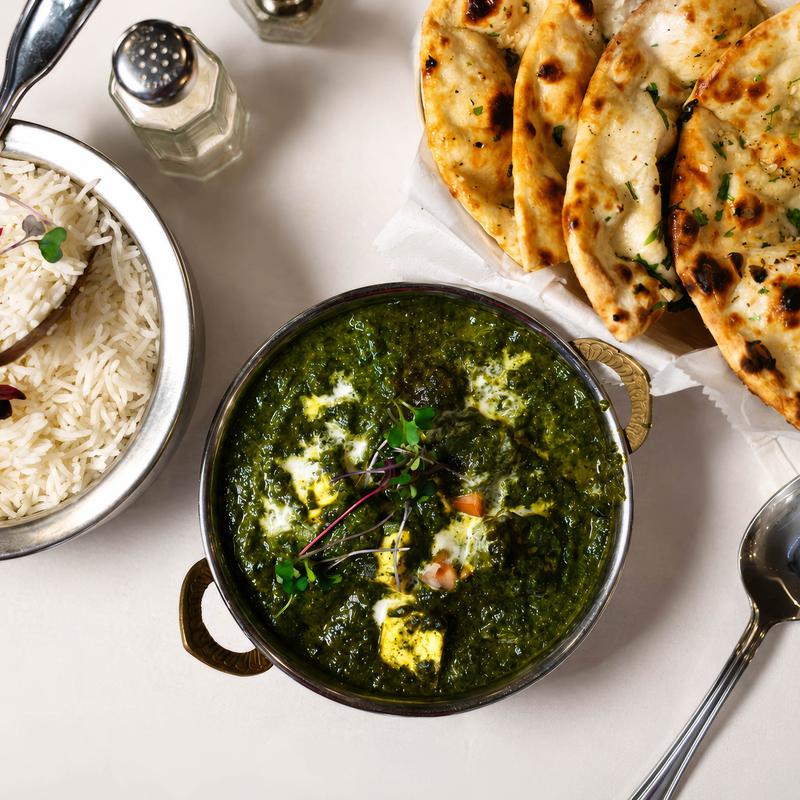 menu item 5 of 8, Palak Paneer