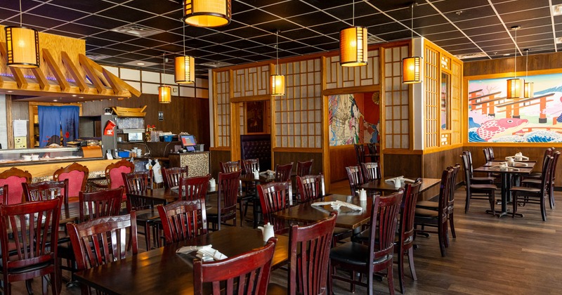 Interior, traditionally designed  dining area