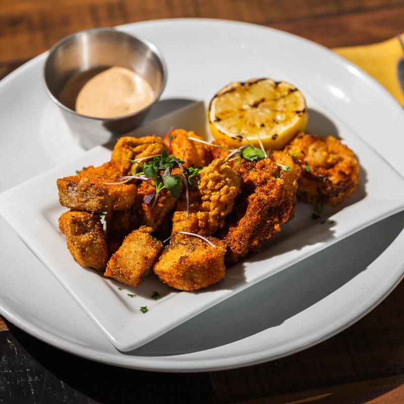 Cornmeal-Encrusted Fried Seafood photo