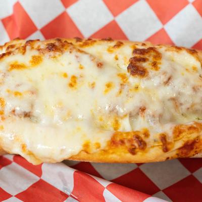 Chicken parmigiana sadnwich.