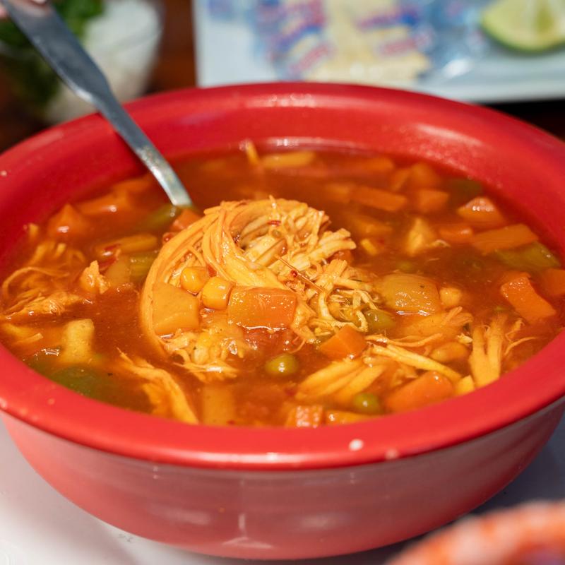 menu item 8 of 30, Caldo de Pollo