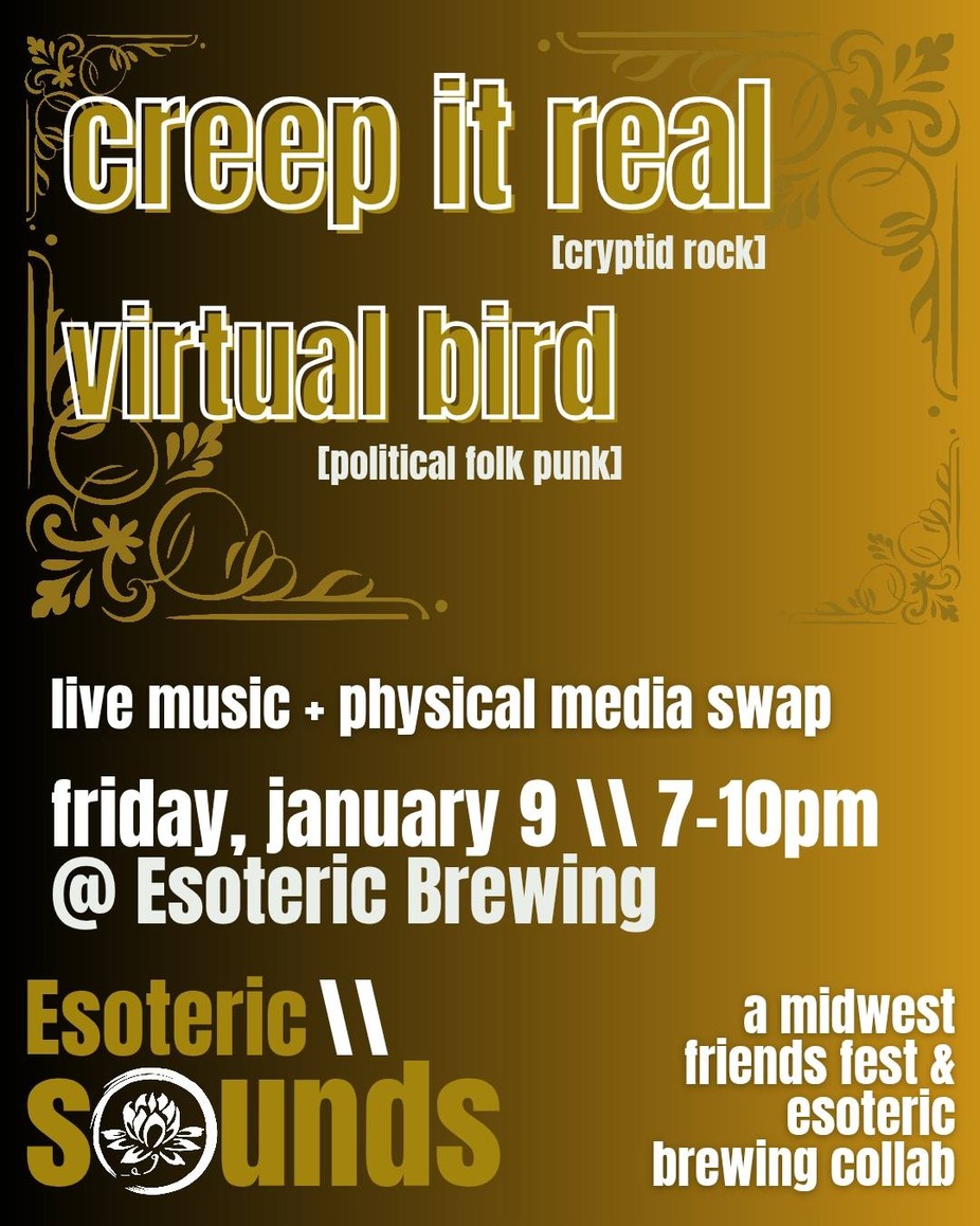 Esoteric\\Sounds Presents: Creep It Real & Virtual Bird event photo
