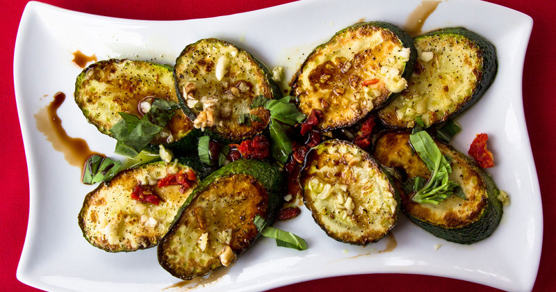 Grilled vegetables with spices