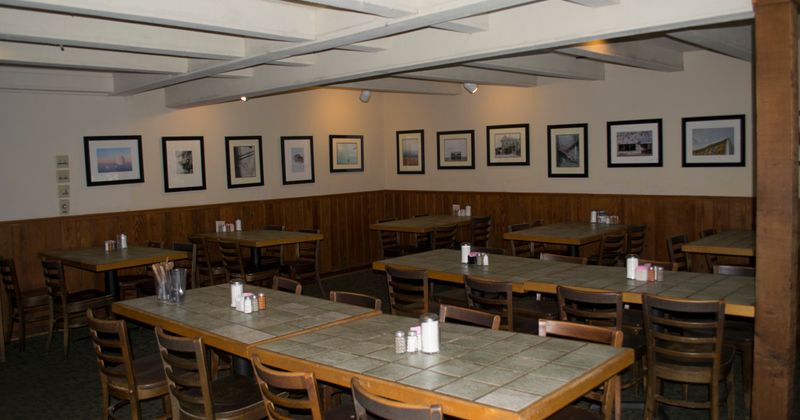 Interior seating area