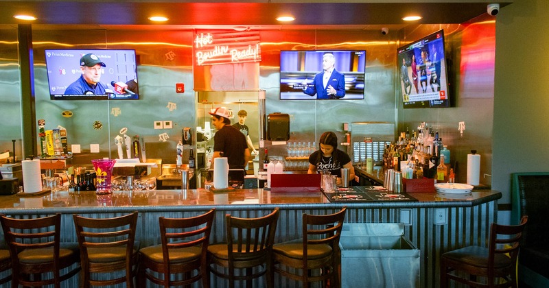 Interior, bar area