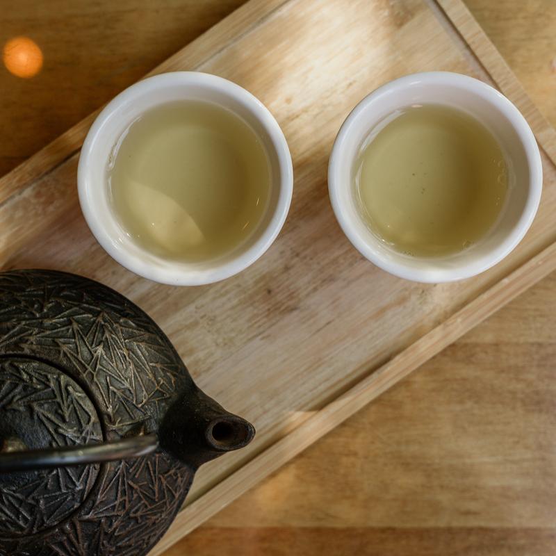 Pot of Green Tea photo