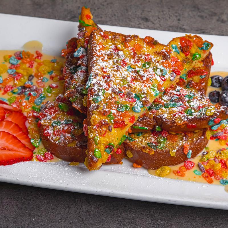 menu item 17 of 111, Fruity Pebbles French Toast