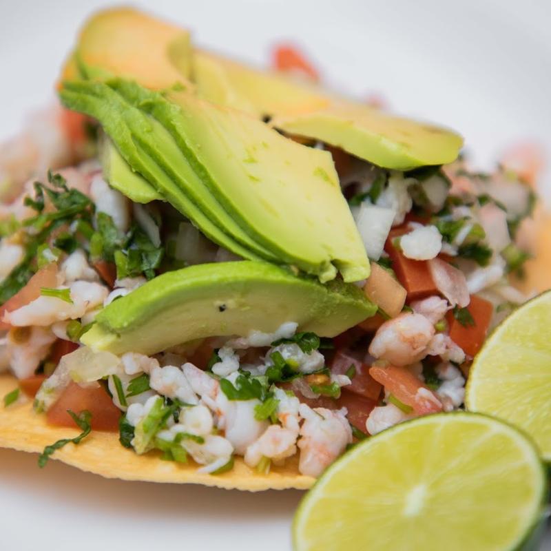 Tostada De Ceviche De Camaron photo