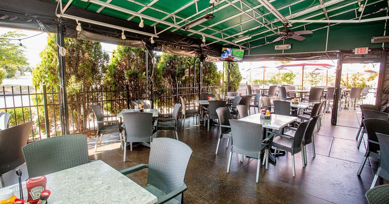 Exterior, seating place on covered patio