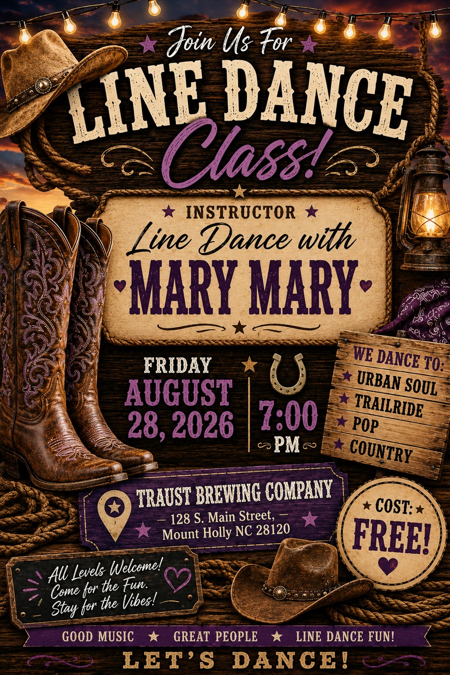 Line Dancing with Mary Mary event photo