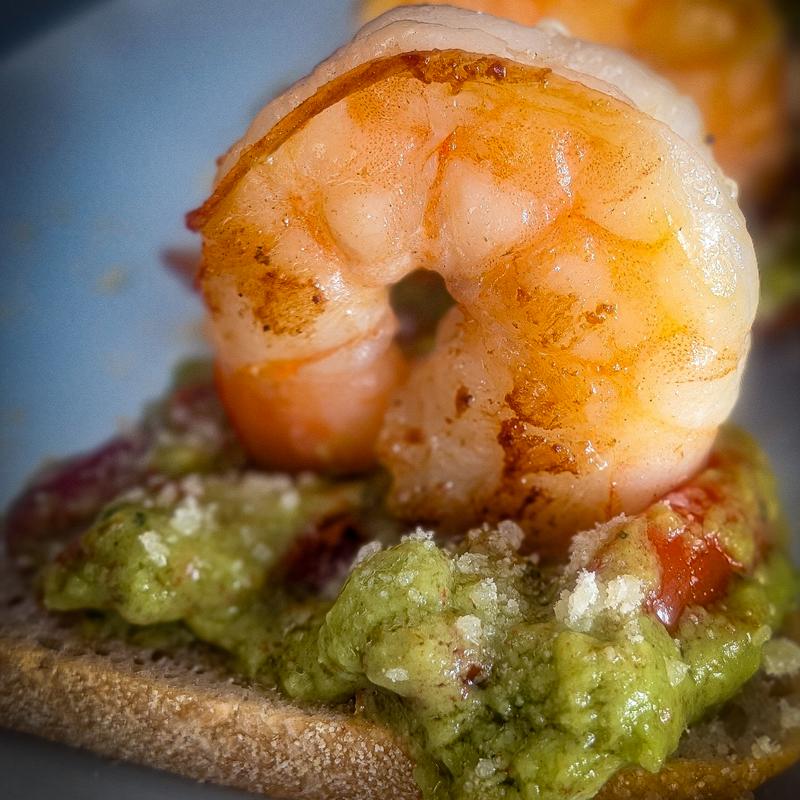 Grilled Shrimp Avocado Toast photo
