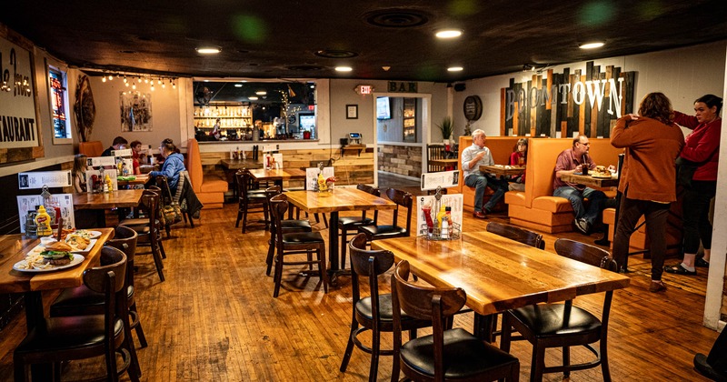 Interior, dining area