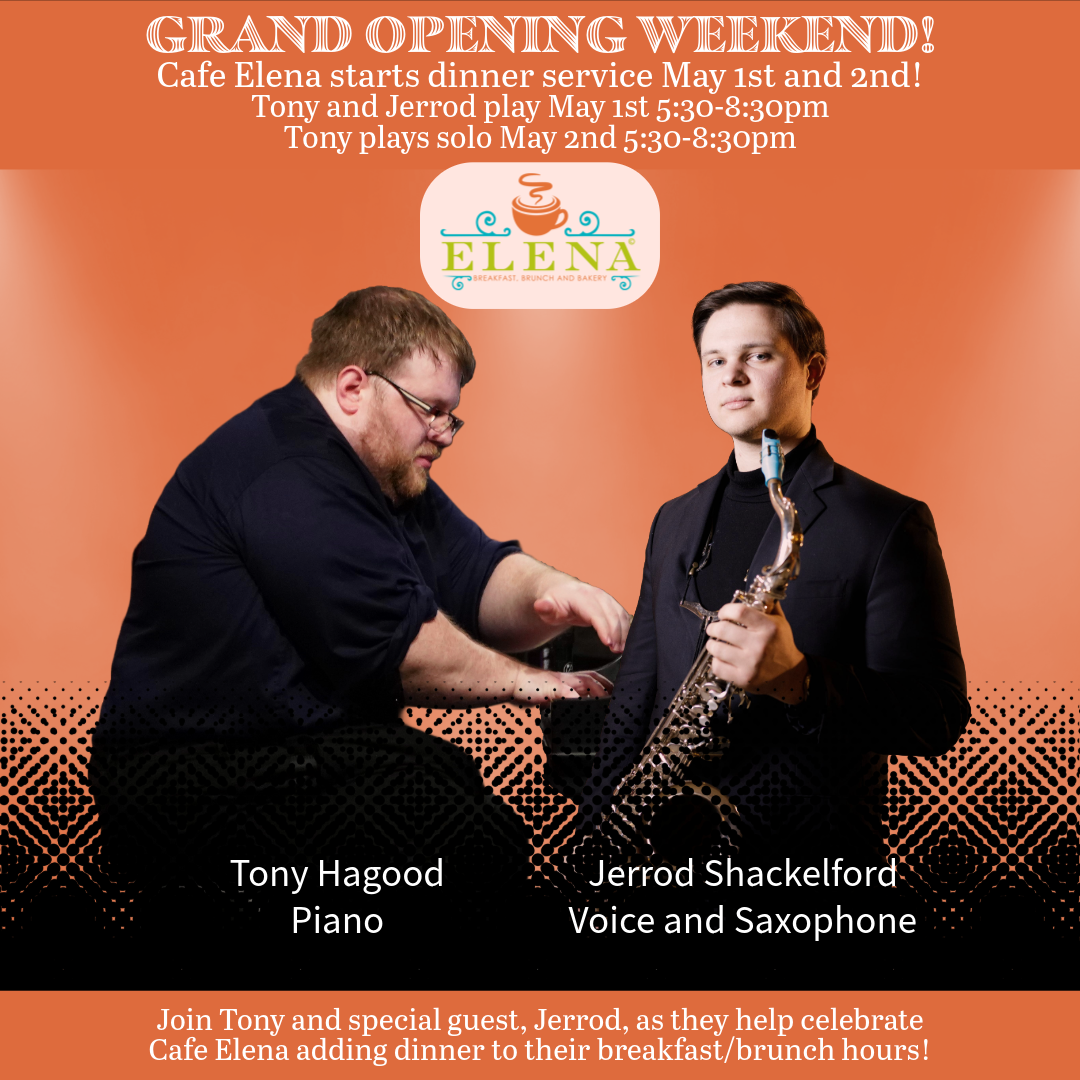 Jazz Piano Player and Saxophone Player live music.