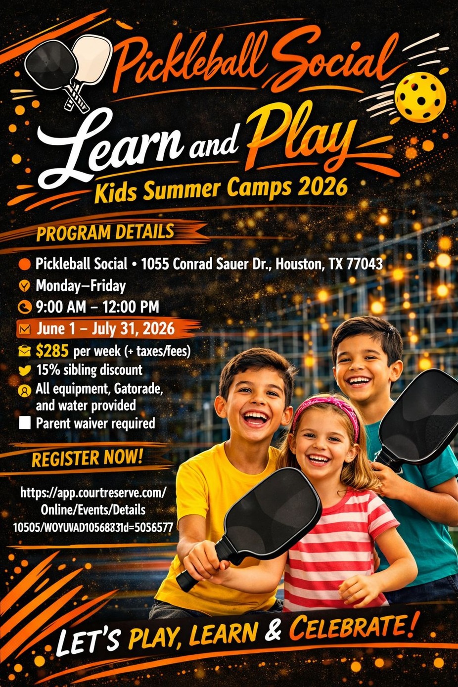 Pickleball Social Kids Summer Camps 2026 event photo