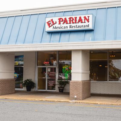 Entrance of the restaurant.