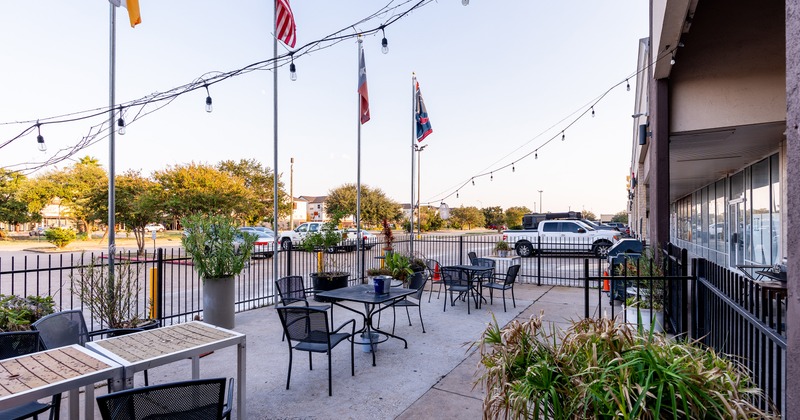 Outdoor seating area