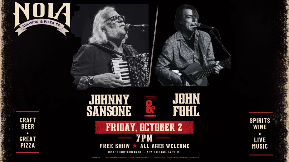 FREE LIVE MUSIC: Johnny Sansone & John Fohl event photo
