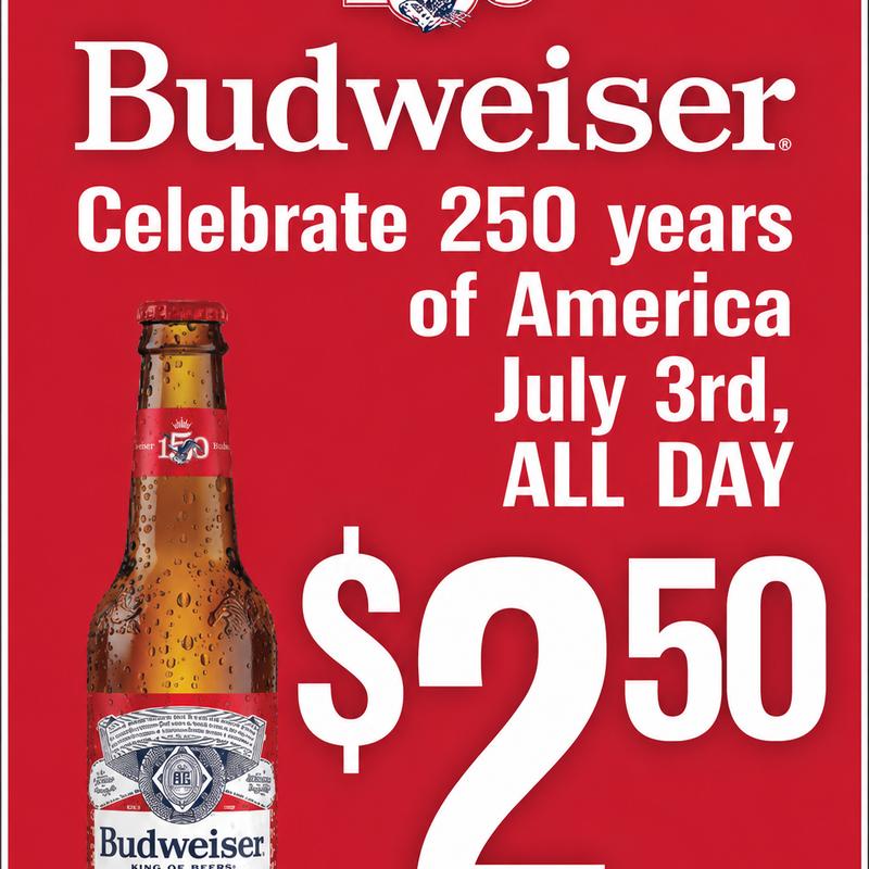 Budweiser 250th Anniversary Special photo