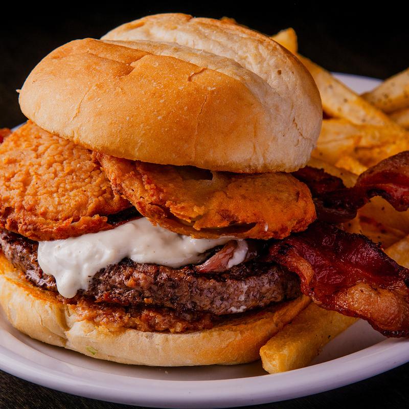 The Fried Apple, Blue Cheese & Bacon photo