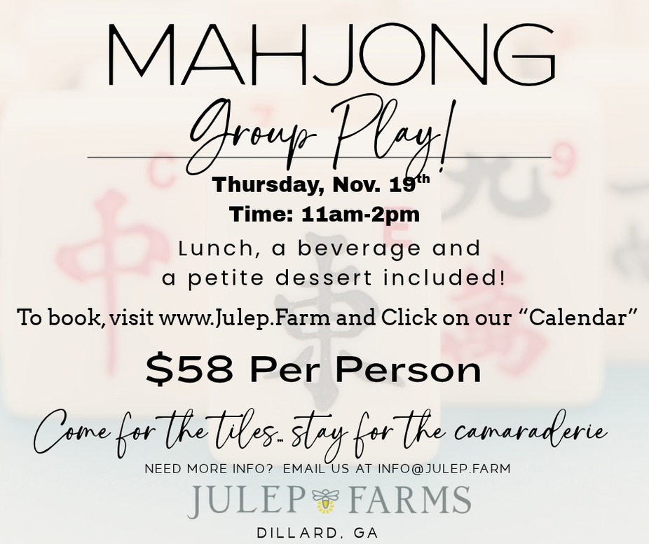 November Mahjong Group Play! event photo
