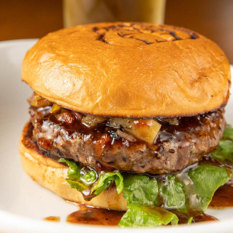 menu item 8 of 10, Caribbean Jerk Burger