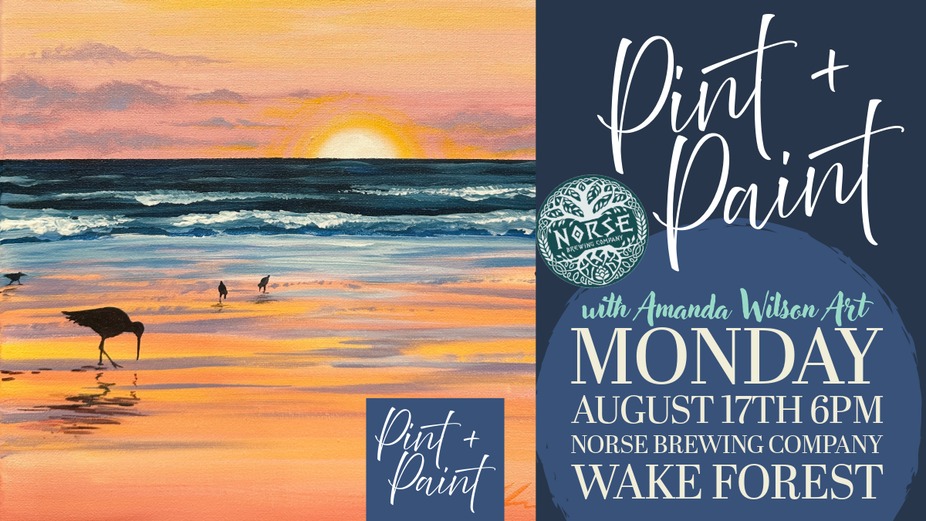 Pint & Paint | Sandpiper Sunset event photo