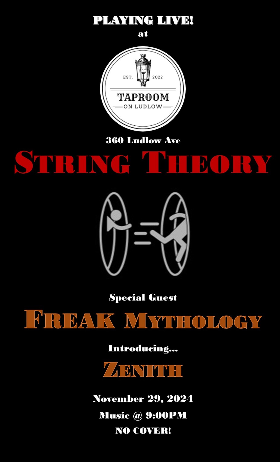 String Theory, Freak Mythology, Zenith event photo