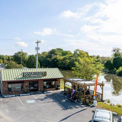 Restaurant exterior.