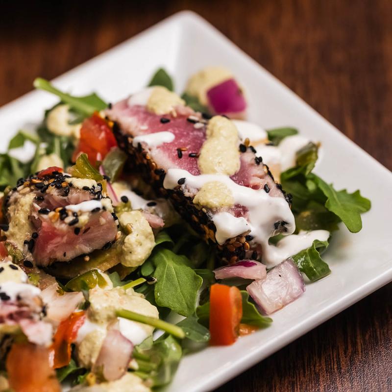 Sesame Ahi Tuna on Tostadas photo