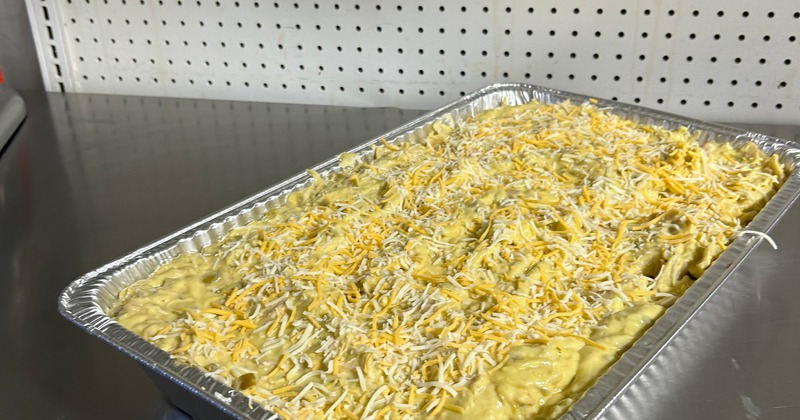 Green Chili Chicken Enchiladas (catering)
