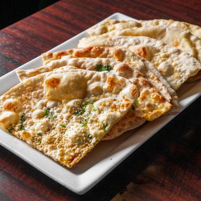 Garlic naan bread.