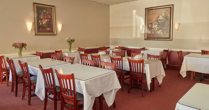 Restaurant interior, private dining room