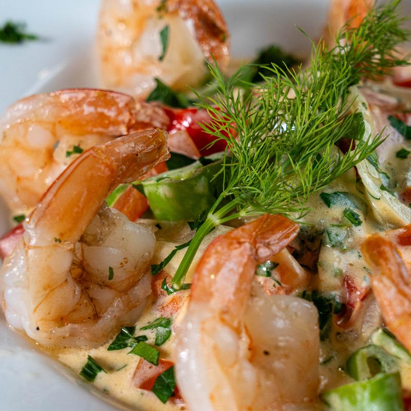 menu item 10 of 16, *Shrimp Sautéed