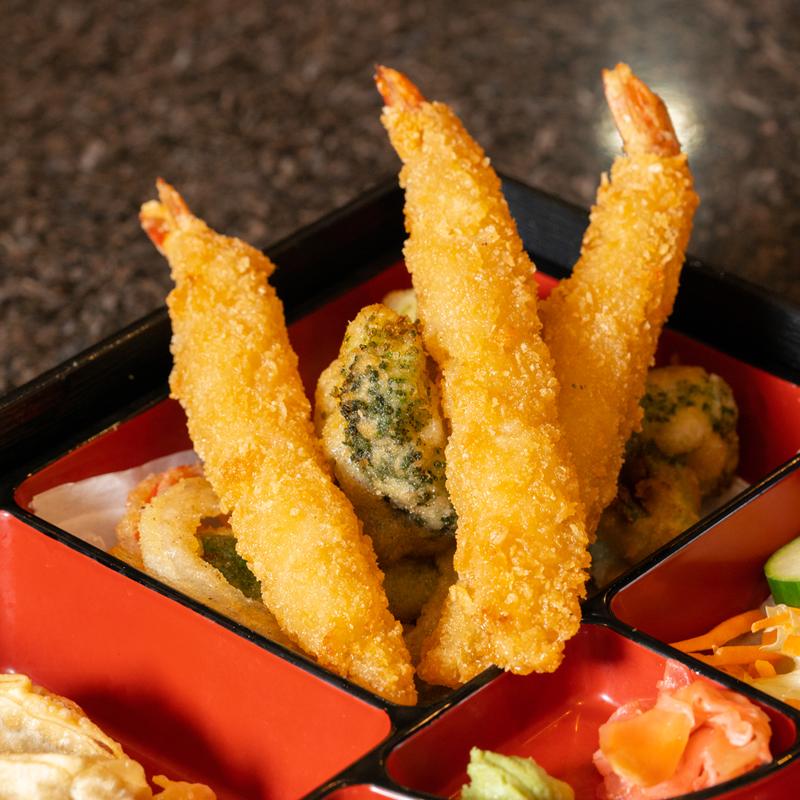 Tempura Shrimp  Bento Box photo