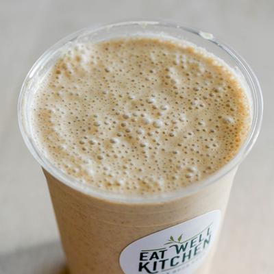 Peanut butter smoothie.